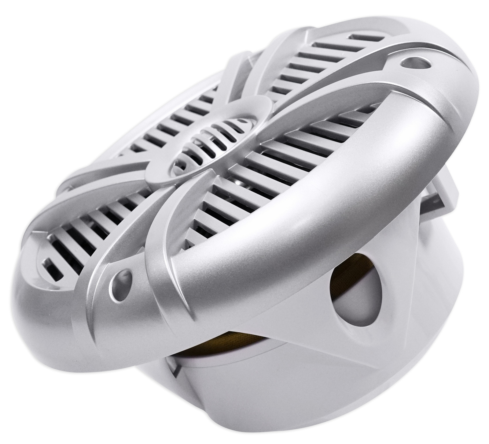 Пара водонепроницаемых динамиков для морских лодок Rockville RMSTS80S 8 мощностью 1000 Вт 2-полосная Серебристая