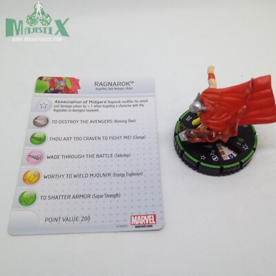Heroclix Avengers Assemble set Ragnarok #053b Prime figure w/card!