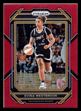 2023 Panini Prizm WNBA Red Prizm /199 Evina Westbrook #51 Sparks