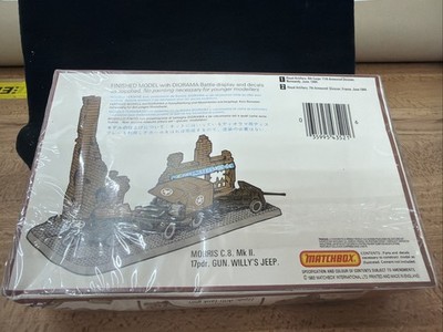 Matchbox Kit PK-172 - Morris C.8 MkII & 17pdr Gun & Willys Jeep Factory Sealed