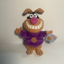 6" General Mills Chip the Cookie Hound Breakfast Pals Plush Beanie 1998