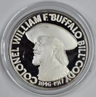 1998 1oz .999 Silver Colonel William Buffalo Bill Cody Round in a Capsule