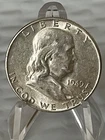 1949 Franklin Half Dollar, 90% Silver, Nice  Circulated - # 2082