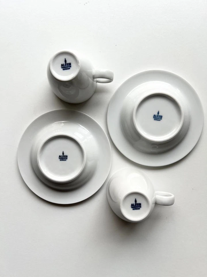 Descatalogado ALESSI *BAVERO tazas moca (2 tazas) Foto 3 de 3