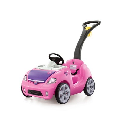 Kids Push Cars Large 50 lb Whisper Ride II Step2 Seat Belt Horn Toddlers Ages