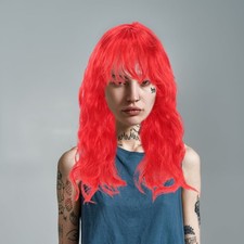 Long Curly Wig Fashion Hairpiece for Christmas Halloween Cosplay