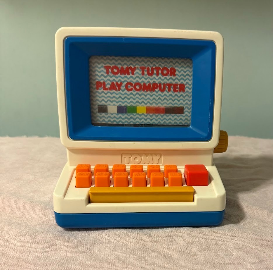 Vintage TOMY Tutor Play Computer Educational Toy 1980s | eBay