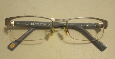 Boss Orange Eyeglasses BO 0080 52-18-140, 0RXX(00) Matte Palladium Gray