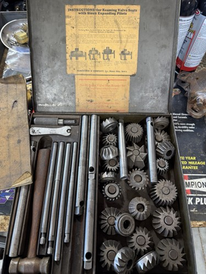 #ad Sioux Valve Seat Reamer Set No. 82 Cutter Pilot Grinding Vintage Albertson USA $299.99