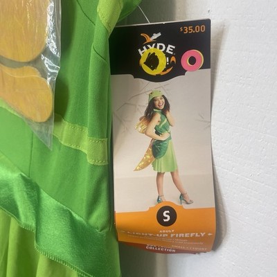 Hyde & Eek Light Up Firefly Adult Halloween Costume Bug Family Size Small