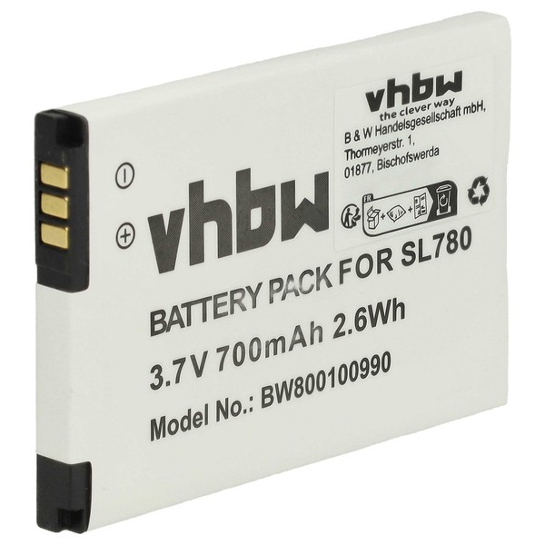 Akku FüR Siemens Gigaset SL785 SL800H Pro SL780 SL78H SL788 700Mah 3,7V-image