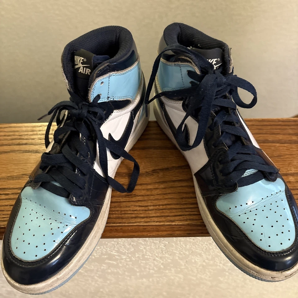 Mujer Talla 8 - Air Jordan 1 Retro OG Alto Azul Chill W Foto 3 de 4