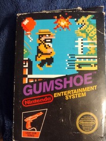 ORIGINAL VINTAGE 1986 GUMSHOE NINTENDO NES 5 SCREW VIDEO GAME CARTRIDGE