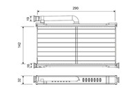 WäRmetauscher Innenraumheizung Valeo 811527 FüR C6 4F2 4F5 4FH A6 Audi Aluminium