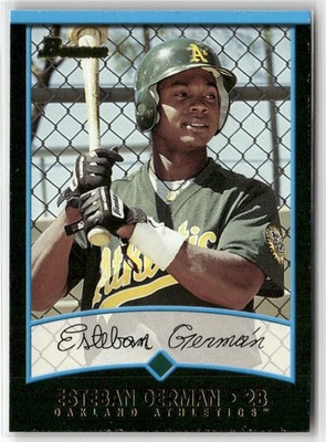 2001 BOWMAN #178 ESTEBAN GERMAN OAKLAND ATHLETICS
