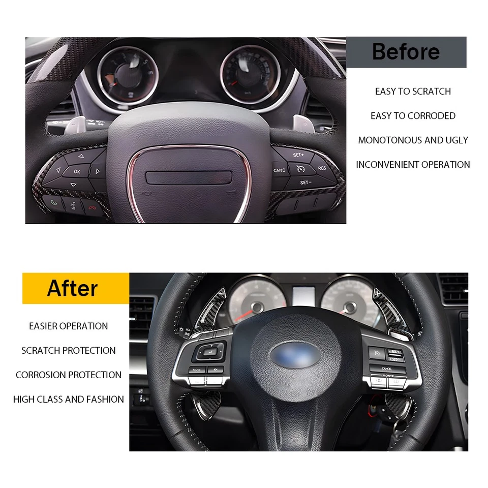 Carbon Fiber Paddle Shifter for Acura TL 2009 2010-2014 Honda Accord 2014-2023 - Image 2 of 4