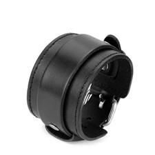 Punk Leather Cuff Bracelet Braided Bracelets Rock Leather Wristbands Adjustab...