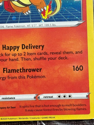 Special Delivery Charizard SWSH075 Pikachu Promo Card Pokemon