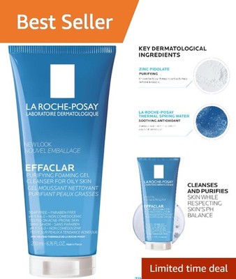 Gentle Foam Cleanser for Oily Skin by Effaclar Dermatologist Tested