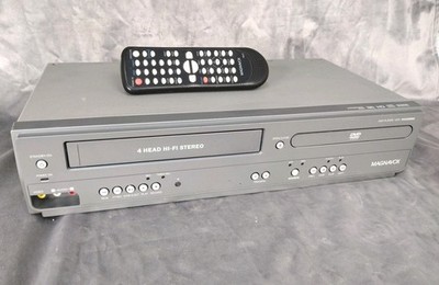 Magnavox DV225MG9 VCR VHS Player/ DVD Player Combo With Remote Tested Working