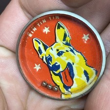 Vintage Nabisco Shredded Wheat Junior Dexterity Game Puzzle Rin Tin Tin Head