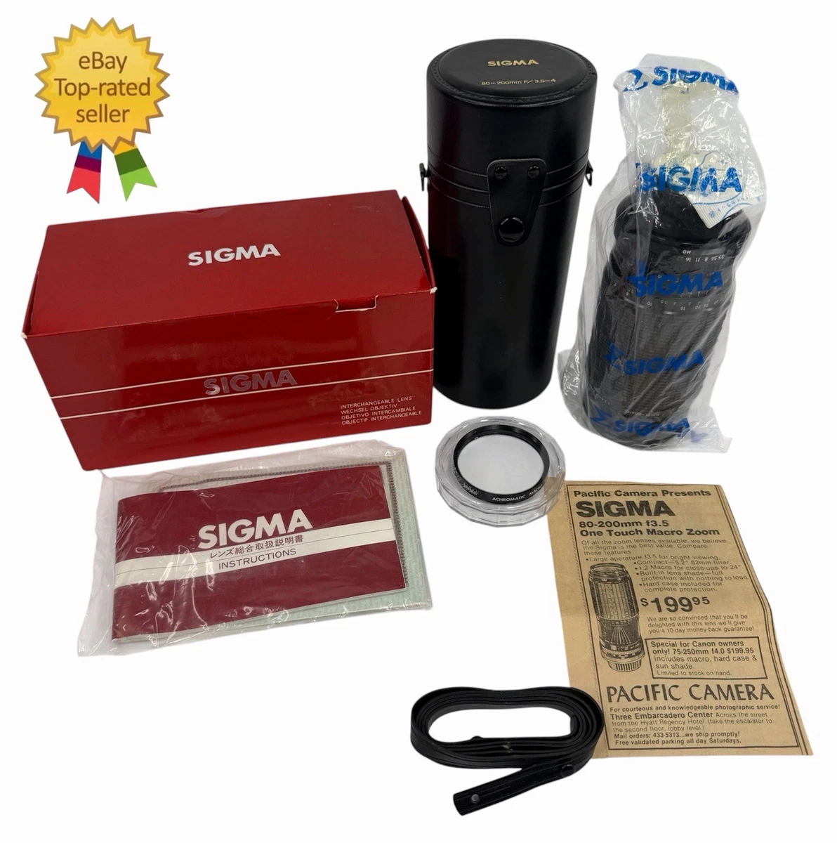 Sigma f/3.5 Camera Lenses 80-200mm Focal for sale | eBay