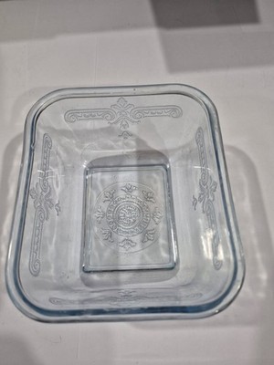 Fire King Philbe Sapphire Blue Refrigerator Dish 5''×4.5''×2.75'' No Lid OT5