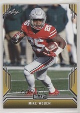 2019 Leaf Draft Gold Mike Weber #54 ks3