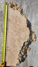 Premium Live Edge Maple Burl Block