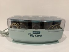 Conair More Big Curls Hot Curlers Rollers with 12 Clips Tested Model CHV12N GUC