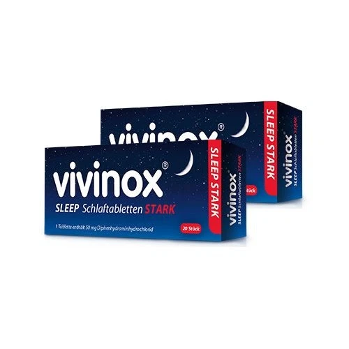 DR. GERHARD MANN CHEM.-PHARM.FABRIK GMBH Vivinox Sleep Schlaftabletten Stark Doppelpackung (2x 20st) 2 St