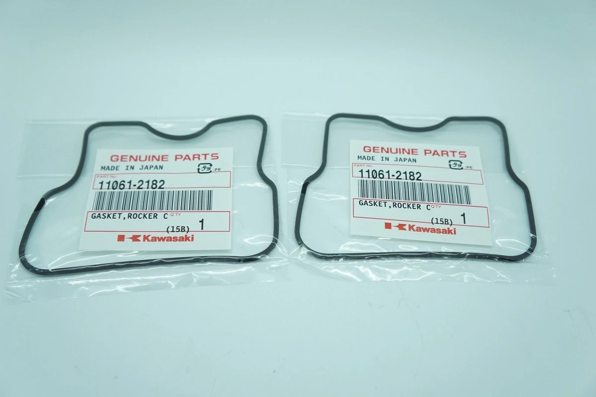 GENUINE OEM KAWASAKI PART # 11061-2182 ROCKER COVER GASKETS (SET