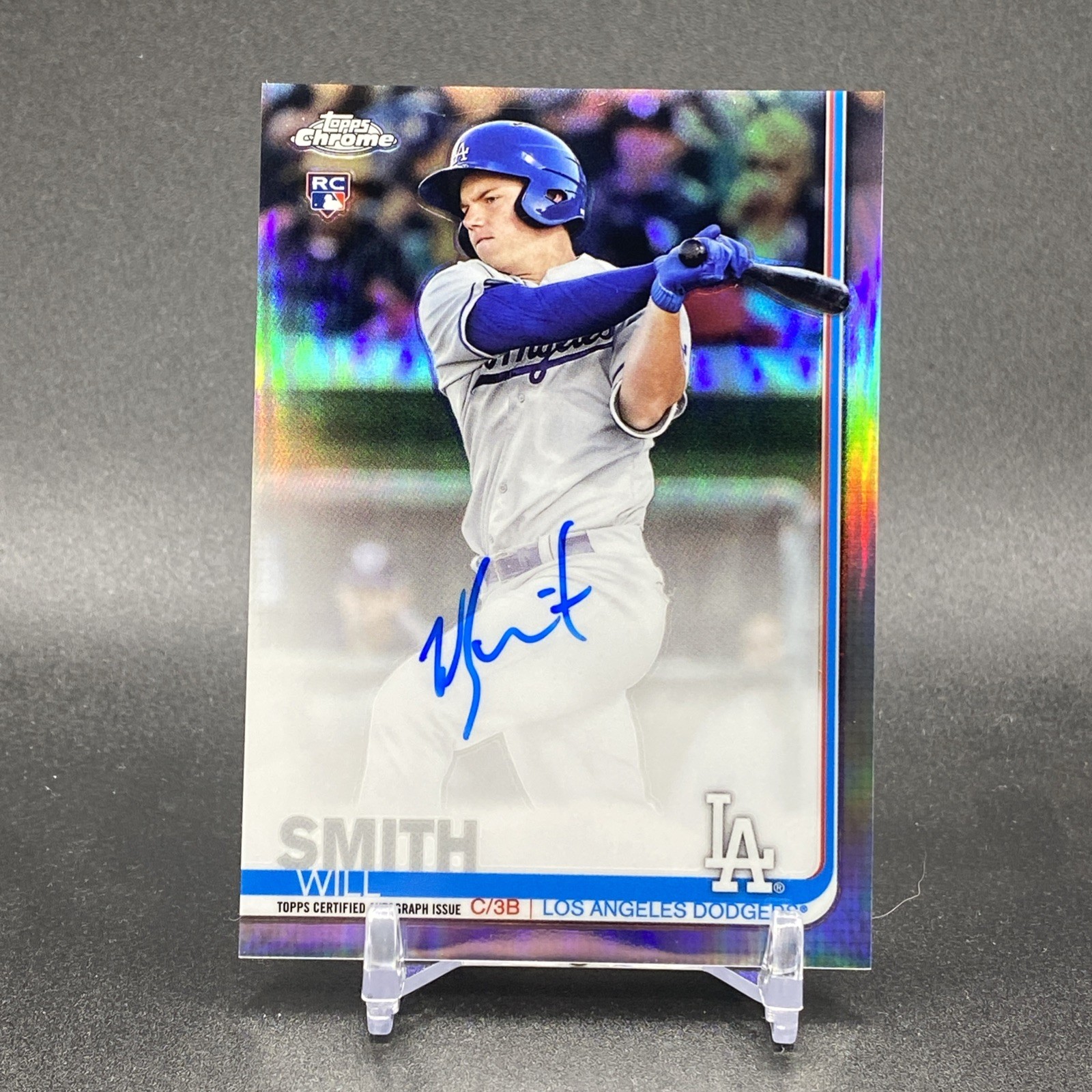 2019 Topps Chrome - Rookie Autographs Will Smith #RA-WS Refractor /499 (AU, RC)