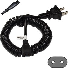HQRP AC Power Cord for Philips Norelco Series Shaver Lead Mains Cable  Brush