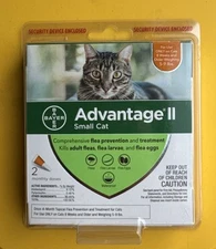 Advantage II Small Cat Flea Treatment & Prevention Cats 5-9 lbs (2 month supply)