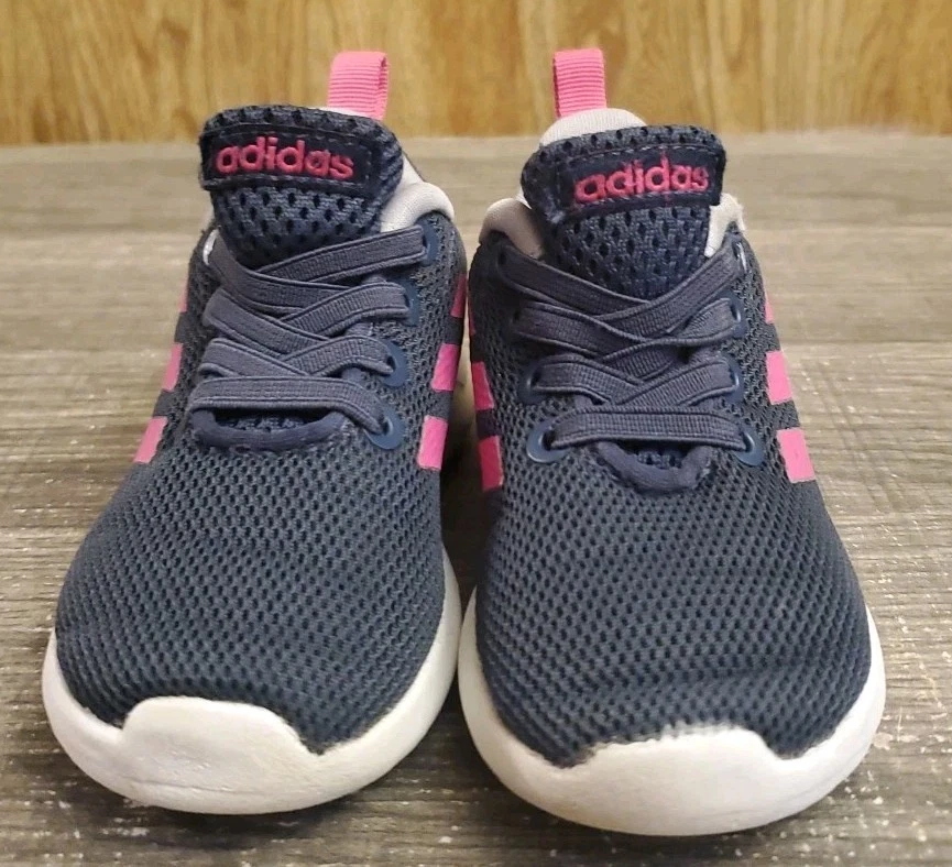 Tênis Adidas Lite Racer CLN infantil tamanho 5 azul - Imagem 2 de 4