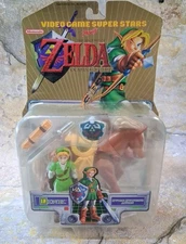 1999 Link and Horse - Legend Of Zelda Ocarina of Time - Toy Biz *NEW, SEE DESC*