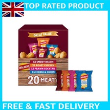 Indulge in Meaty Flavours – 20-Pack Crisps Box (25g Each) - Vegetarian Delight