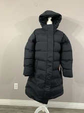 NWT Columbia Women’s Size 1X Boundless Days Long Down Jacket Black MSRP $280