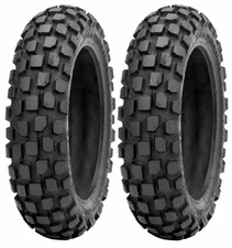 New 100/90-12 & 120/70-12 IRC GP22 Dual Sport Tire Set 17-23 Kawasaki Z125 Pro