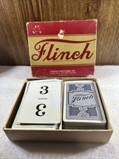 Vtg Parker Brothers Flinch Card Game. Complete.