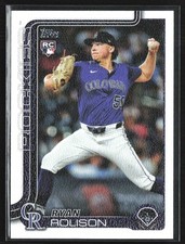 Ryan Rolison 2025 Topps Update Canvas RC /50 #US124 Colorado Rockies