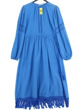 Ulla Johnson Shirt Midi Dress UK6 in Blue