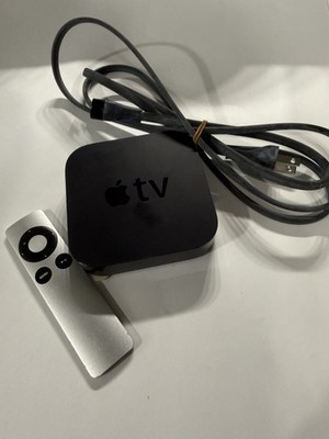 Apple TV 3rd Generation Rev A A1469 Media Streamer With Remote Tested Working
