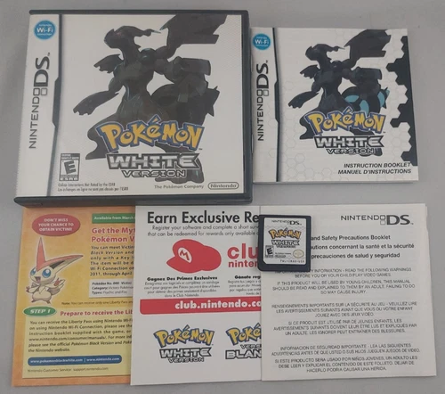 Pokemon White Version - Authentic (Nintendo DS, 2012) CIB / Complete - Tested