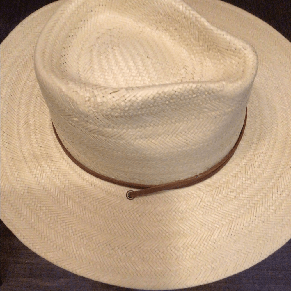 NEW Wyeth straw Chin strap rancher hat | eBay display picture 1