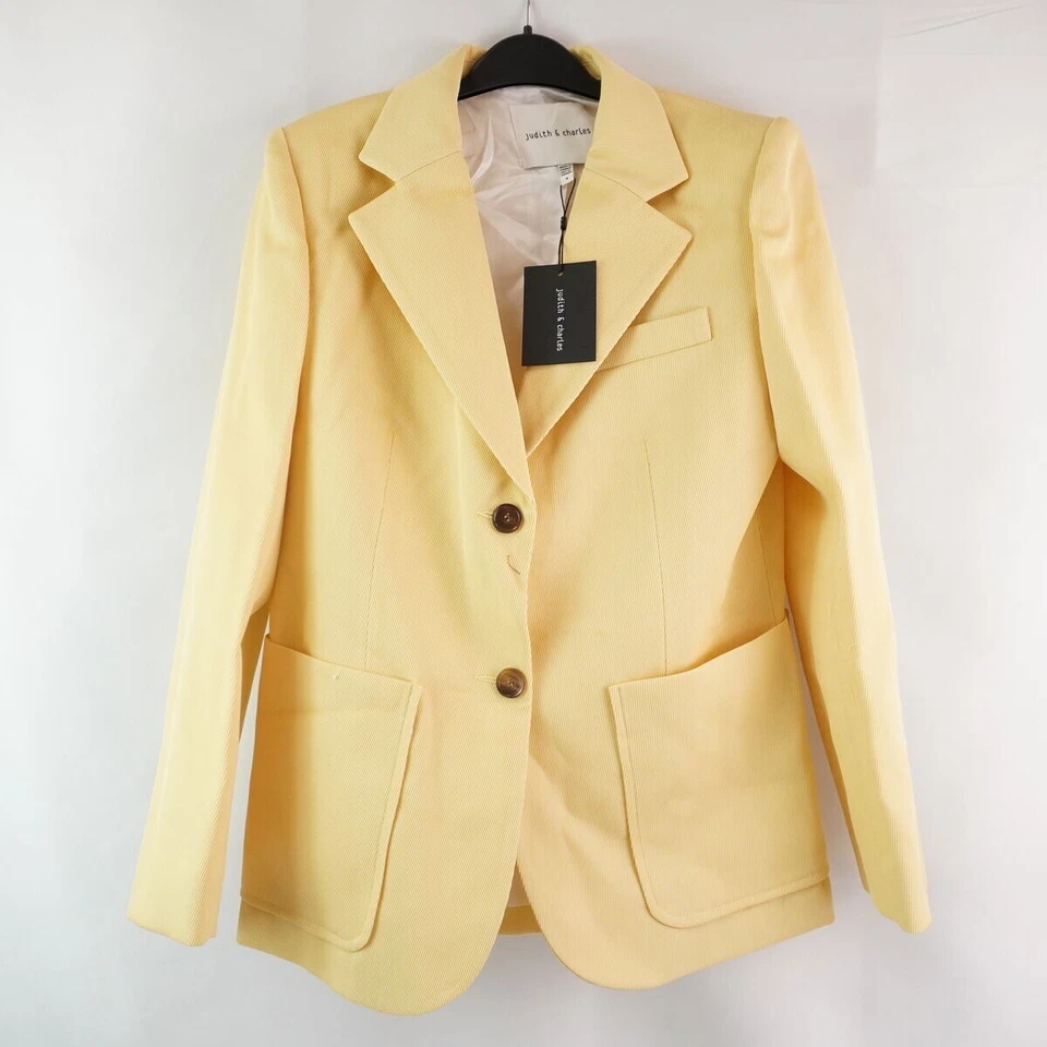 Nueva chaqueta blazer Judith & Charles Laduree para mujer - Banana 433-1869 - talla 02 Foto 2 de 4