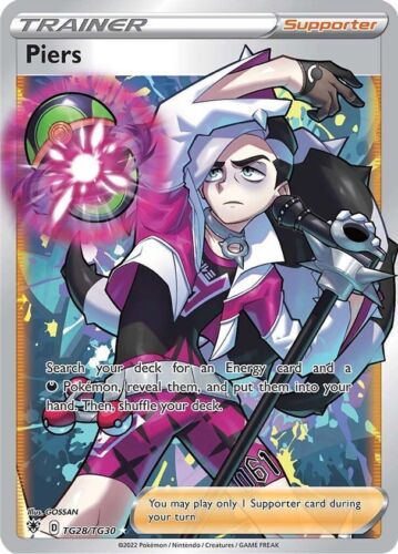 Piers - TG28/TG30 - Pokemon Astral Radiance Sword & Shield Full Art Card NM - Picture 1 of 1