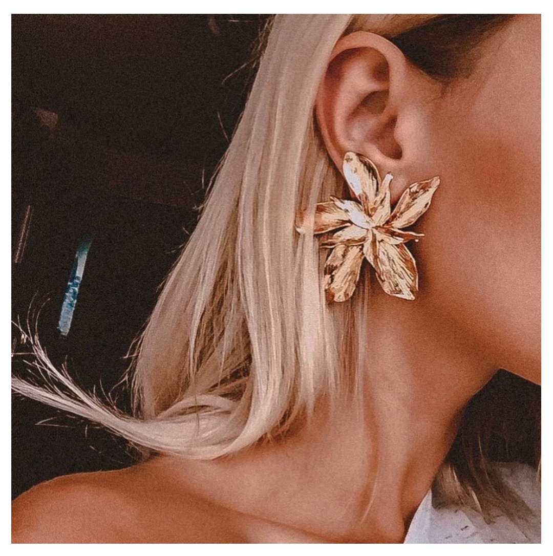 Rose gold shop earrings uk