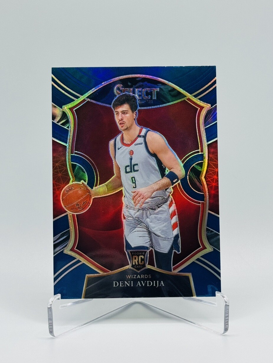 2020-21 PANINI SELECT DENI AVDIJA CONCOURSE ROOKIE RC BLUE PRIZM #69 WIZARDS